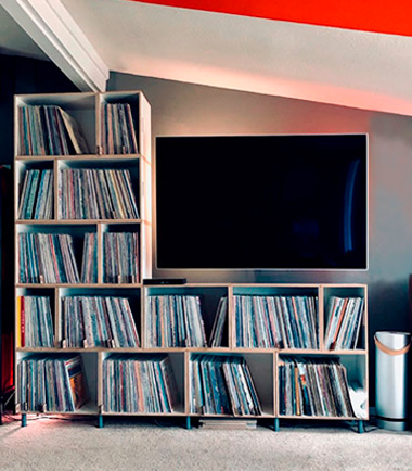 Estantería para vinilos