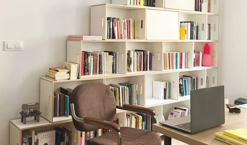 Estantería en escalera